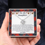 Christmas Gift to Daughter - Thank you for being such a strong, decisive, caring, loving, and influential daughter.