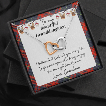 Christmas Gift for Granddaughter - I believe God sent you to give me hope and bring me joy
